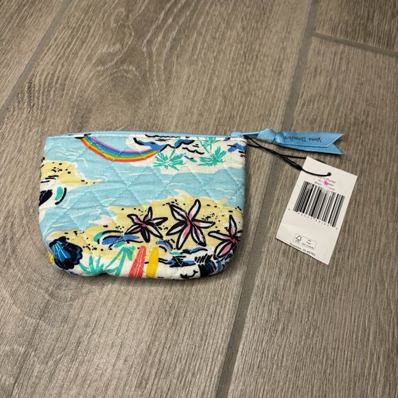 (2) Vera Bradley quilted coin purses "Beach Treasures" NEW - Picture 3 of 5